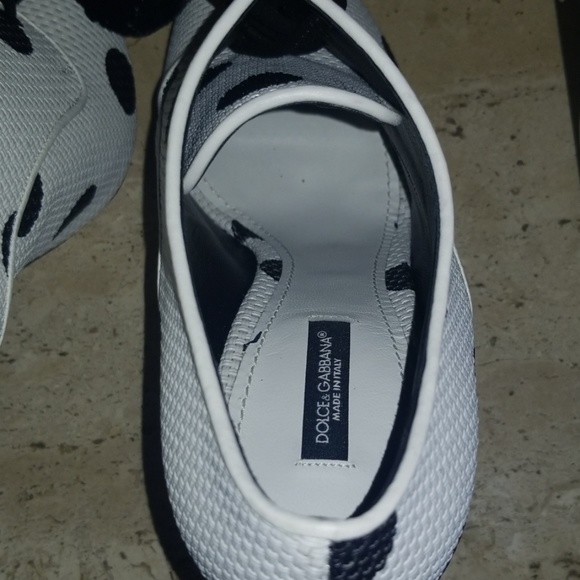 Auth Dolce & Gabbana polka dot booties heels - Picture 7 of 8